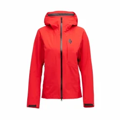 Black Diamond Women's Highline Stretch Shell Coral Red