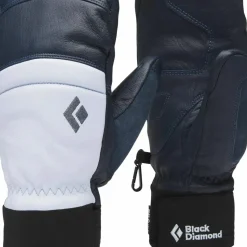 Black Diamond Women's Spark Mitts Charcoal-Belay Blue