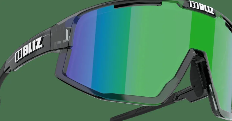 Bliz Fusion Crystal Black/Brown with Green Multi