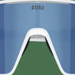 Bliz P001s Matte White/Grey Blue Mirror