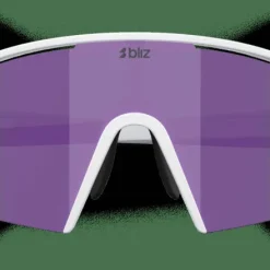 Bliz P006s Matte White/Smoke W Purple Mirror
