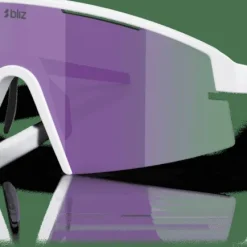 Bliz P006s Matte White/Smoke W Purple Mirror