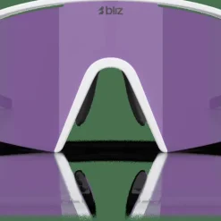 Bliz P006s Matte White/Smoke W Purple Mirror
