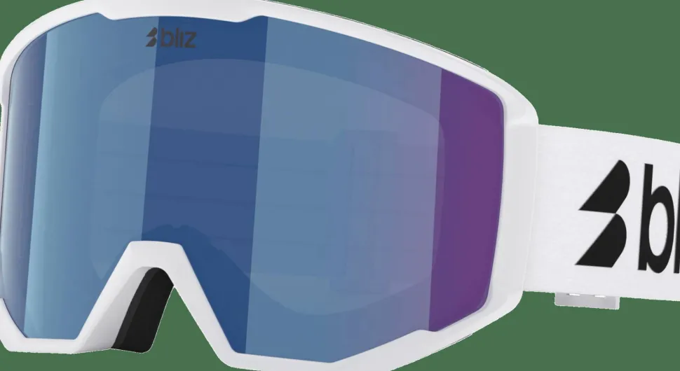 Bliz Spark Matte White/Smoke&Blue