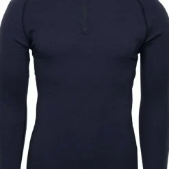 Brynje Unisex Arctic Zip Polo Shirt Navy