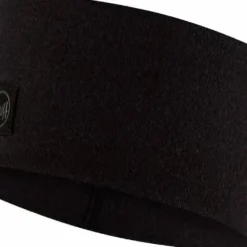 Buff Merino Wide Headband Solid Black
