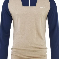 Bula Men's Retro Merino Wool Halfzip Sweater Navy