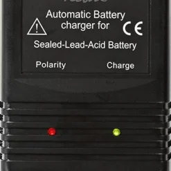 Burrel Battery Charger 2-12v Helautomatisk Batterilader Til Viltkamer Black