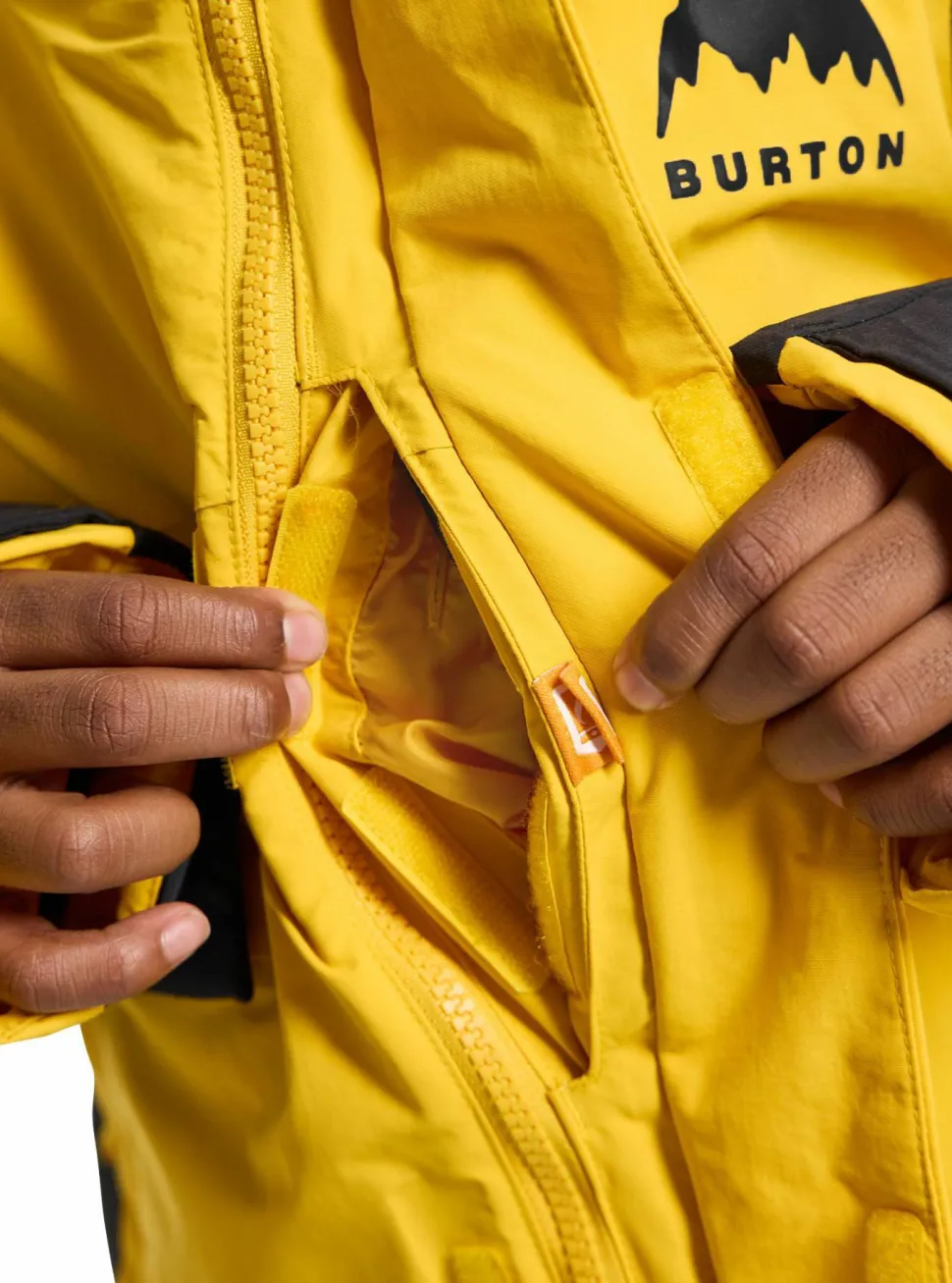 Burton Kids Ascutney Jacket Goldenrod/true Black