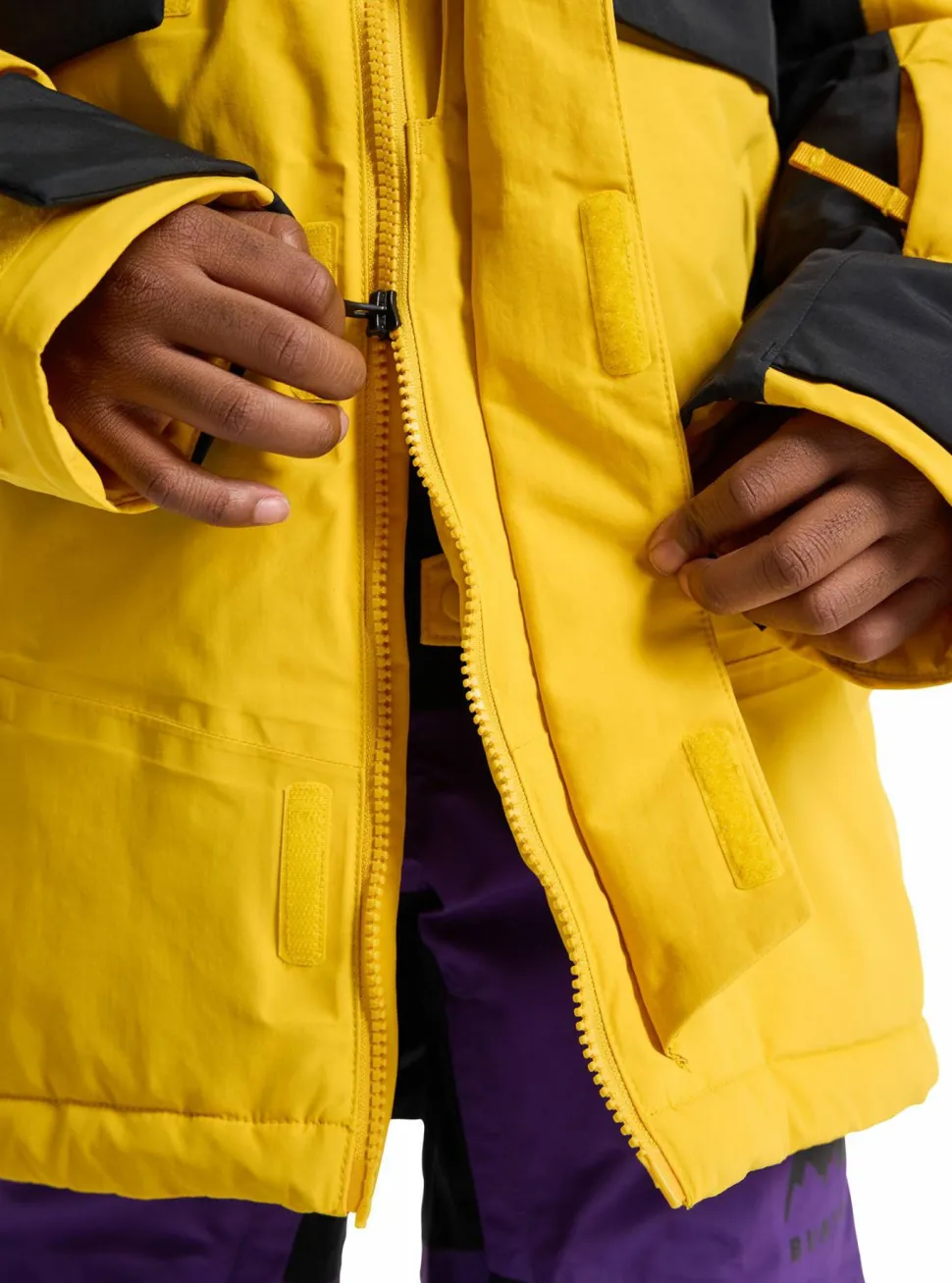 Burton Kids Ascutney Jacket Goldenrod/true Black
