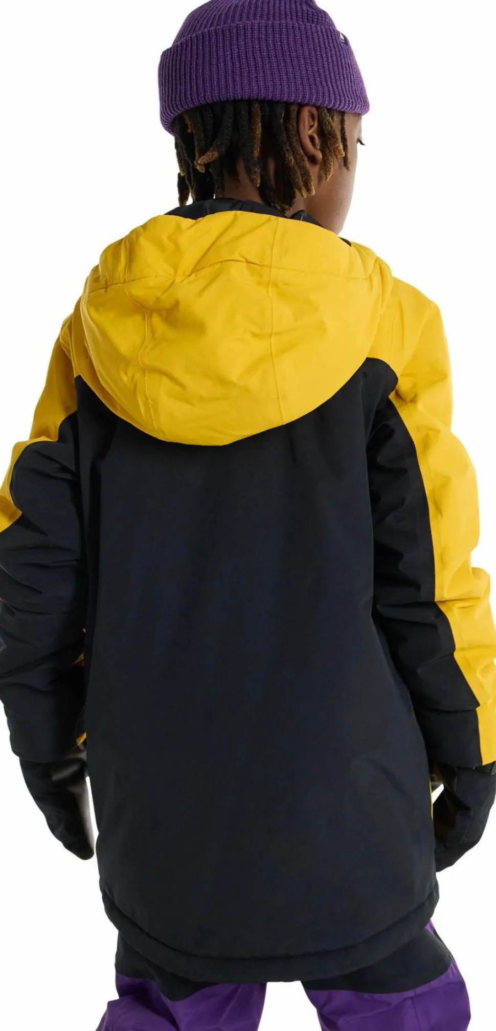 Burton Kids Ascutney Jacket Goldenrod/true Black
