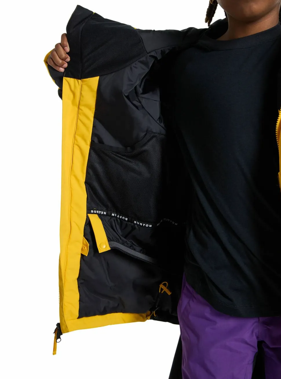 Burton Kids Ascutney Jacket Goldenrod/true Black