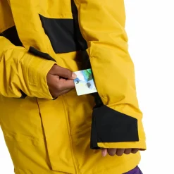 Burton Kids Ascutney Jacket Goldenrod/true Black