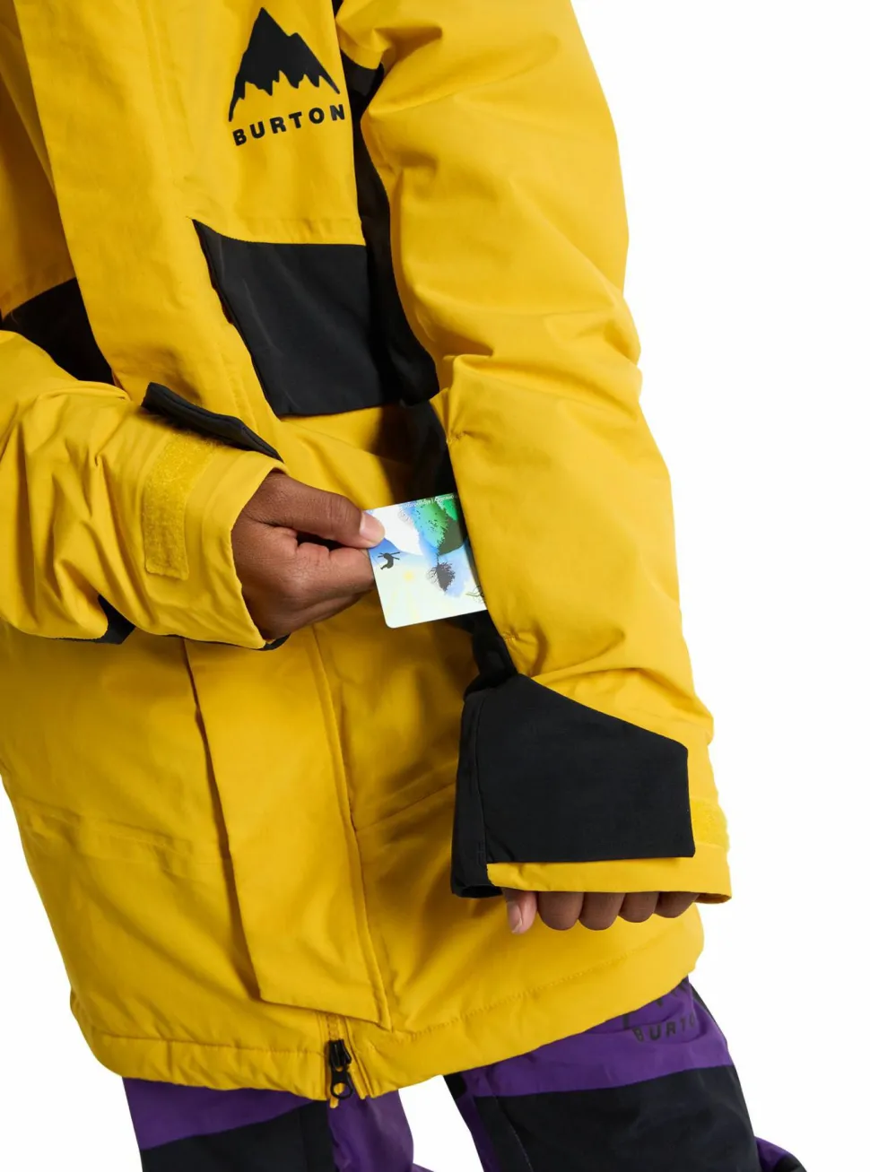 Burton Kids Ascutney Jacket Goldenrod/true Black