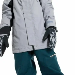 Burton Kids Skimmer Jacket Silver Sconce/true Black