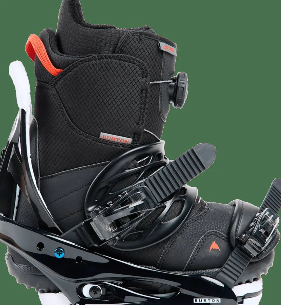 Burton Kids' Smalls Re:Flex Snowboard Bindings Black