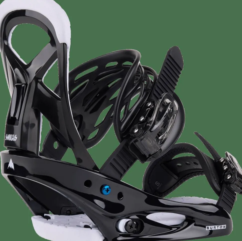 Burton Kids' Smalls Re:Flex Snowboard Bindings Black