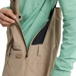 Burton Men's Reserve 2L Bib Pants Summit Taupe