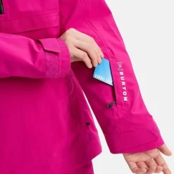 Burton Womens Ak Gore Kimmy Anorak Very Berry
