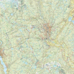 Calazo förlag Blefjell & Kongsberg 1:50 000 Hiking map