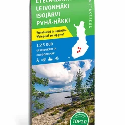 Calazo förlag Etelä-Konnevesi, Leivonmäki, Isojärvi & Pyhä-Häkki 1:25 000 Topographic map