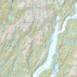Calazo förlag Gullfjellet & Osterøy 1:25 000 Trail map