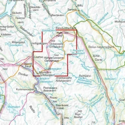 Calazo förlag Haltin Reitti 1:25 000 Alpine map