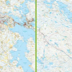Calazo förlag Kainuu: Vuokatti, Hiidenportti & Tiilikkajärvi 1:25 000 Topographic map