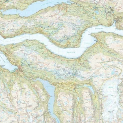 Calazo förlag Nordfjord 1:50 000 Hiking map