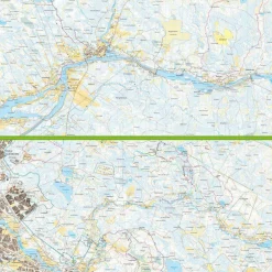 Calazo förlag Oulun Seutu 1:25 000 Topographic map