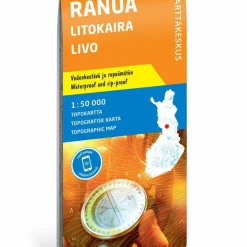 Calazo förlag Ranua, Litokaira & Livo 1:50 000 Topographic map