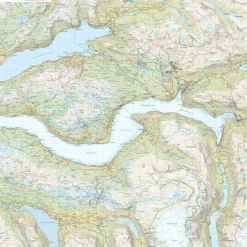 Calazo förlag Stryn 1:50 000 Hiking map