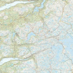 Calazo förlag Suldalsheiane Bykleheiane & Hovden 1:50 000 Hiking map