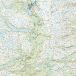 Calazo förlag Suldalsheiane Bykleheiane & Hovden 1:50 000 Hiking map