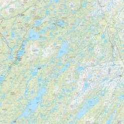 Calazo förlag Vätsäri & Kessi 1:50 000 Hiking map