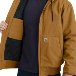 Carhartt Men's Duck Active Jacket Carhartt® Brown