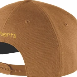 Carhartt Men's Firm Duck Flat Brim Cap Carhartt® Brown