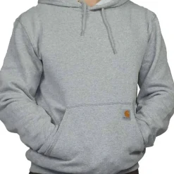 Carhartt Men's Hooded Sweatshirt Heather Grey