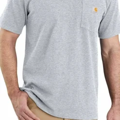 Carhartt Men's Workwear Pocket S/S T-Shirt Heather Grey