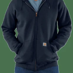 Carhartt Men's Zip Hooded Sweatshirt New Navy