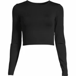 Casall Women's Crop Long Sleeve Black
