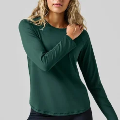 Casall Women's Essential Long Sleeve Dark Pine