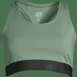 Casall Women's Graphic Sports Bra Dusty Green