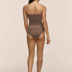Casall Women's High Waist Bikini Hipster Warm Khaki
