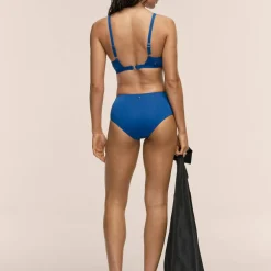 Casall Women's High Waist Bikini Hipster Blue Teel