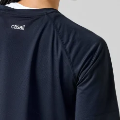 Casall Women's Laser Mesh Crop Tee Black