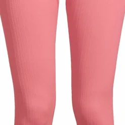 Casall Women's Multi Rib Seamless High Waist Tights Soft Berry