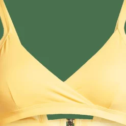 Casall Women's Overlap Bikini Top Sunflower