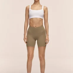 Casall Women's Regular Waist Biker Light Khaki