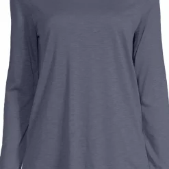 Casall Women's Soft Texture Long Sleeve Core Blue